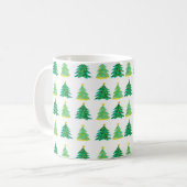 Christmas Pine Pattern Koffiemok (Voorkant links)