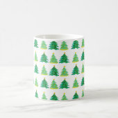 Christmas Pine Pattern Koffiemok (Center)