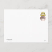 CHRISTMAS PINK PEARL FEESTDAGENKAART (Achterkant)