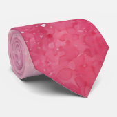 Christmas Pink Sparkley Gradient Stropdas (Opgerold)