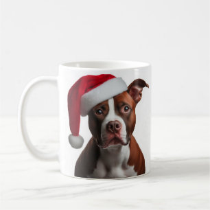 Christmas Pit Bull Coffee Mok