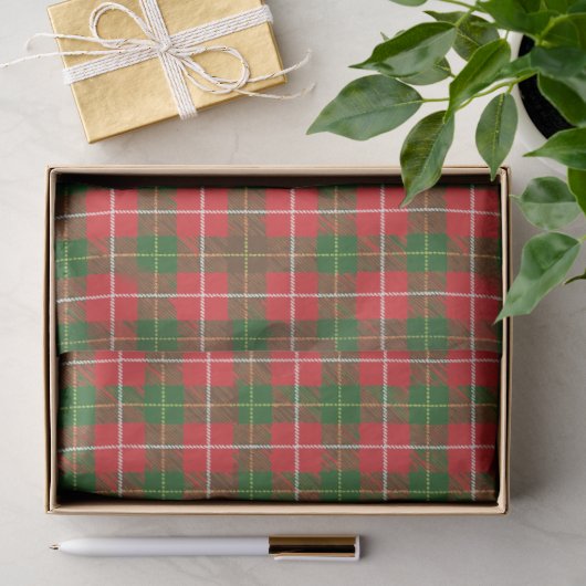 Christmas Plaid 3 Tissuepapier (Geschenk)