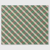 Christmas Plaid 9 Cadeaupapier (Vlak)