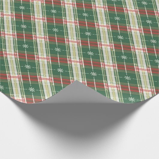 Christmas Plaid 9 Cadeaupapier (Hoek)