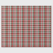 Christmas Plaid Bright Cadeaupapier (Vlak)