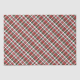 Christmas Plaid Bright Tissuepapier