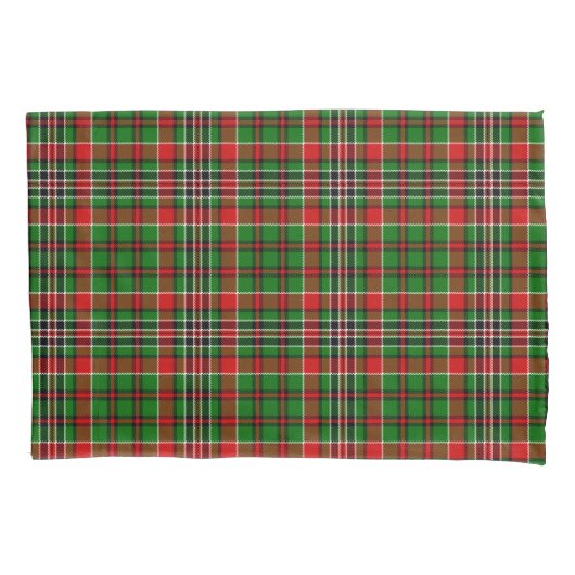 Christmas Plaid Kussensloop (Voorkant)