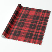 Christmas Plaid Pattern  Cadeaupapier (Uitgerold)