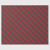 Christmas Plaid Pattern Cadeaupapier (Vlak)