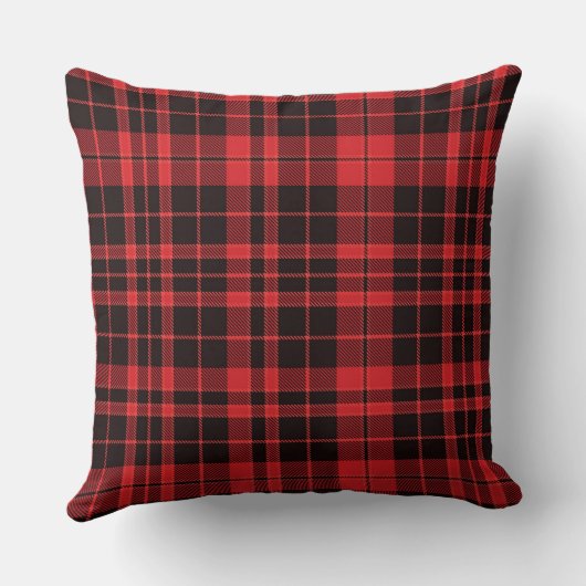 Christmas Plaid Pattern Kussen (Achterkant)