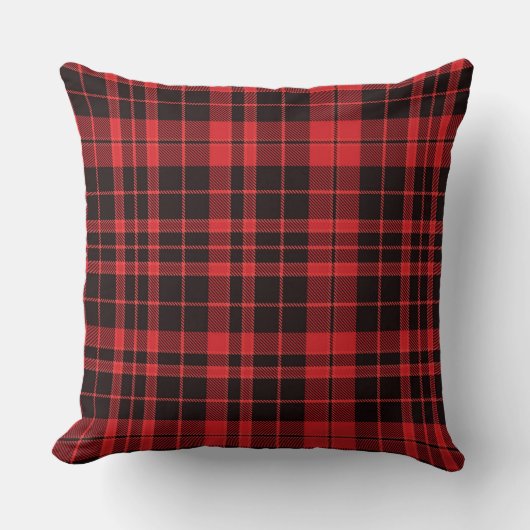 Christmas Plaid Pattern Kussen (Voorkant)