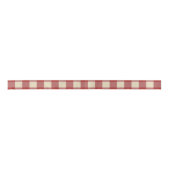 Christmas Plaid Pattern Satin Ribbon Lint (Voorkant)