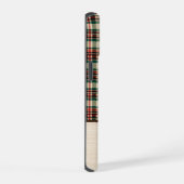 Christmas Plaid Phone Case | Personalized Name (Côté droit)