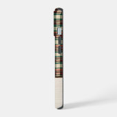 Christmas Plaid Phone Case | Personalized Name (Côté gauche)