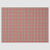 Christmas Plaid Tissue Paper Tissuepapier (Voorkant)