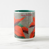 Christmas Poinsettia Mug (Centre)