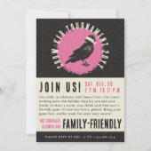 Christmas Poker and Game Night Crow Invitation (Devant)