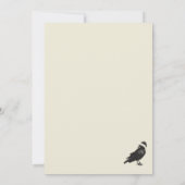 Christmas Poker and Game Night Crow Invitation (Dos)