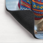 Christmas Polar Bear and Penguin Friends Muismat (Hoek)