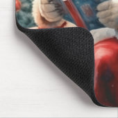 Christmas Polar Bear reading Muismat (Hoek)