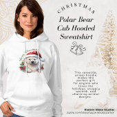 Christmas Polar Beer Cub Hooded Sweatshirt