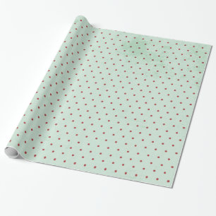 Christmas Polka Dot Poke Polkadot inpakpapier