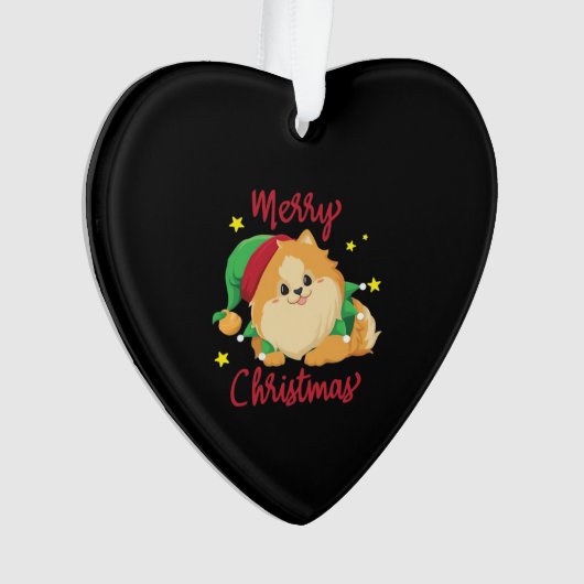 Christmas Pomeranian Merry Xmas Essential T-Shirt (devant)