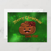 Christmas Poo Briefkaart (Voorkant / Achterkant)