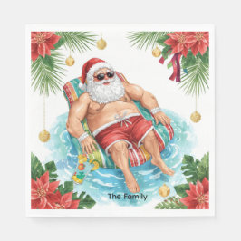 Christmas Pool Party with Santa Claus  Servet