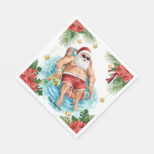 Christmas Pool Party with Santa Claus  Servet (Hoek)