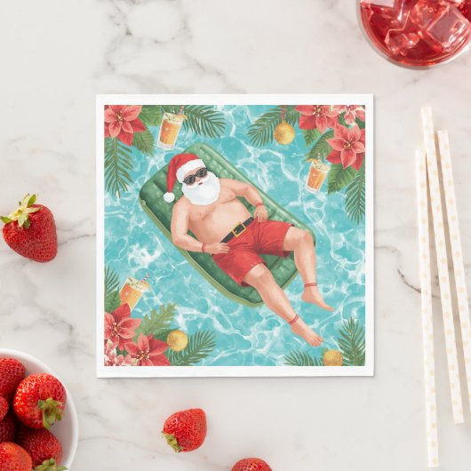 Christmas Pool Party with Santa Claus  Servet (Insitu)