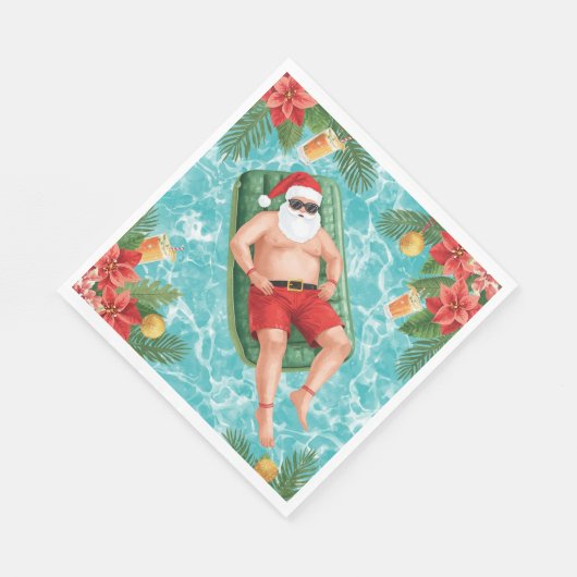 Christmas Pool Party with Santa Claus  Servet (Hoek)