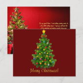 Christmas Post Card, Size: Standard Postcard Briefkaart (Voorkant / Achterkant)