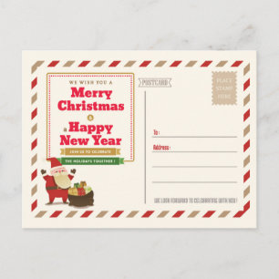 Christmas Post Kaart Uitnodiging