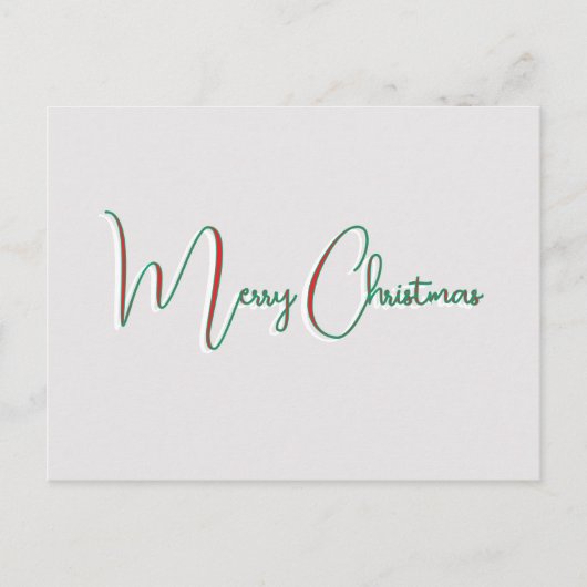 Christmas Postcard Briefkaart (Voorkant)