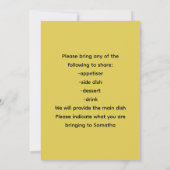 Christmas Potluck Invitation (Dos)