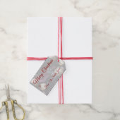 Christmas Potpourri (personaliseren) Tweezijdig Cadeaulabel (Met Touw)