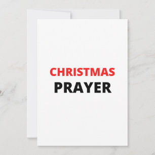 CHRISTMAS PRAYER KAART
