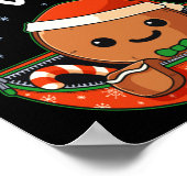 Christmas Pregnancy Gingerbread Man Baby Cookie In Poster (Hoek)
