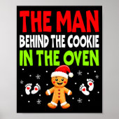 Christmas Pregnancy The Man Behind The Cookie In T Poster (Voorkant)