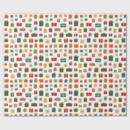 Christmas Presents And Colourful Gifts Packaging Cadeaupapier