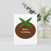 Christmas Pudding Briefkaart (Staand voorkant)