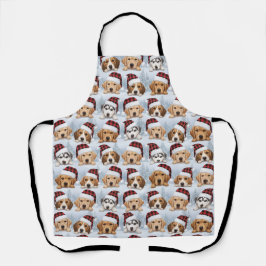 Christmas Puppies Schort