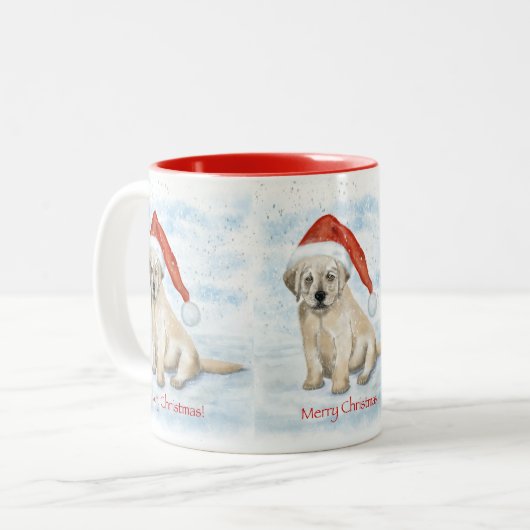 Christmas Puppy Mug (Devant gauche)