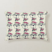**CHRISTMAS PUPPY** PILLOW MET "RODE" ACHTERZIJDE ACCENT KUSSEN (Voorkant)