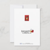 CHRISTMAS QUARENTINE VERROUILLÉE - CARTES JAILMATE (Dos)