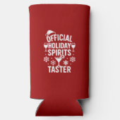 Christmas quote funny party spirits taster red (Achterkant)