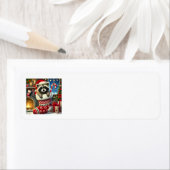 Christmas Raccoon Address Labels (Insitu)