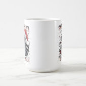 Christmas Raccoon Ik ben een Feral Gag Gift gewees Koffiemok (Center)