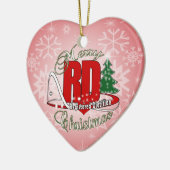 CHRISTMAS RD GEREGISTREERD DIETITISCH KERAMISCH ORNAMENT (Links)